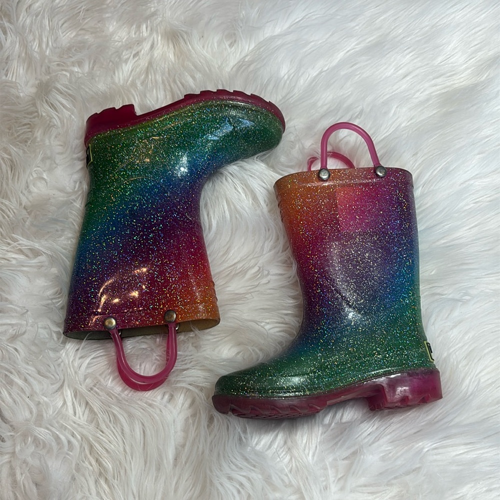 COPY - Western Chief 8 Rainbow light up Rain boots